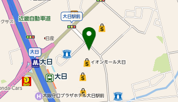 バンダイナムコ Cross Store(クロス ストア) イオンモール大日店の地図画像
