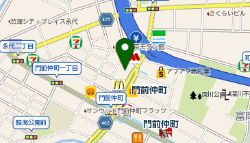カプセル楽局 門前仲町店の地図画像