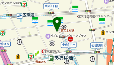 FADE&LINE the BARBER(フェードアンドライン ザ バーバー) 仙台店の地図画像