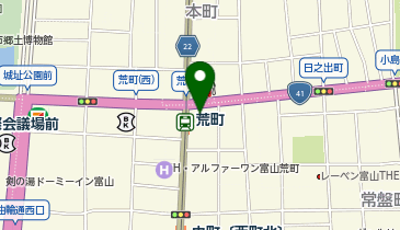 まるまさ家 荒町店の地図画像