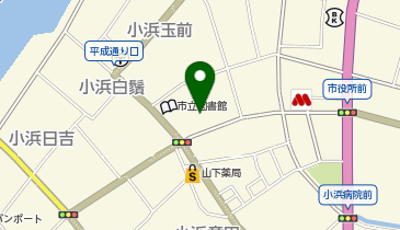 小浜市鯖街道ミュージアムの地図画像