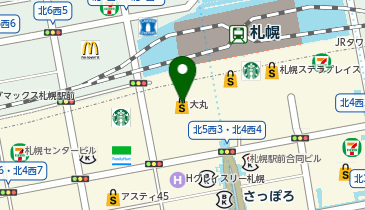 POLA(ポーラ) 大丸札幌店の地図画像