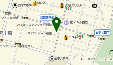 POLA THE BEAUTY(ポーラ・ザ・ビューティー) 盛岡菜園店の地図画像