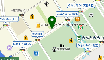 ヨコハマミライトの地図画像