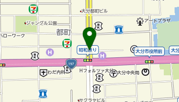 おおいた光のファンタジーの地図画像