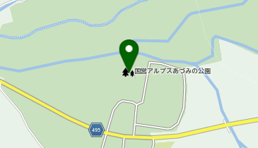 あづみの公園 Winter Illuminationの地図画像