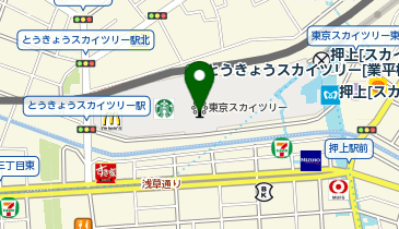 東京スカイツリータウン(R) ドリームクリスマスの地図画像