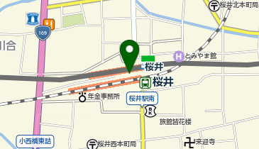 桜井イルミネーションの地図画像