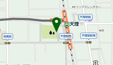 天理市光の祭典の地図画像