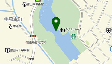 環水公園スイートイルミネーションの地図画像