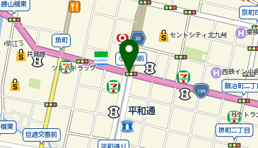 小倉イルミネーション(JR小倉駅周辺エリア)の地図画像