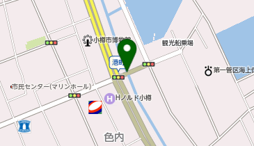 青の運河の地図画像