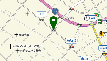 はこだて冬フェスティバル はこだてイルミネーション 二十間坂会場の地図画像
