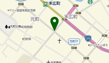 はこだて冬フェスティバル はこだてイルミネーション 八幡坂会場の地図画像