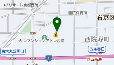 VILLAGE VANGUARD(ヴィレッジ ヴァンガード) イオンモール京都五条店の地図画像