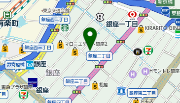 TATRAS(タトラス) 銀座店の地図画像