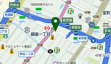 GINZA XIAOMA(ギンザ ショーマ)の地図画像