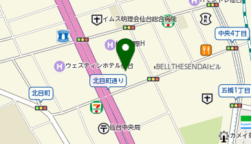 POLA(ポーラ) 仙台中央店の地図画像