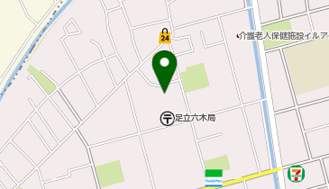 ご長寿くらぶ 足立・六木の地図画像