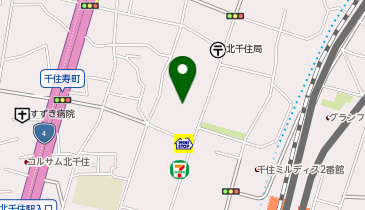 LUXSSY SHAVING SALON(ラクシーシェービングサロン) 北千住の地図画像