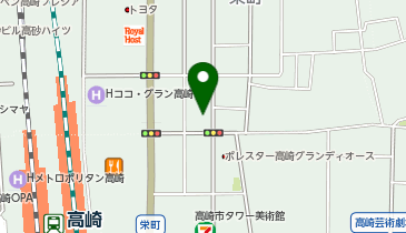 POLA THE BEAUTY(ポーラ・ザ・ビューティー) 高崎駅東口店の地図画像