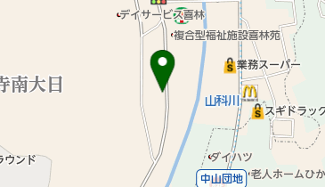 粟津農園ぶどう直売所の地図画像