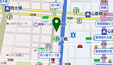 TAYA(タヤ) 心斎橋店の地図画像