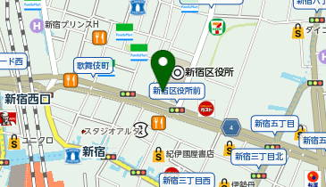 Hair Resort SUI enam(ヘアリゾート粋enam) 新宿東口店の地図画像