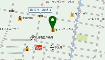 パティズ CiiNA CiiNA 屯田店の地図画像