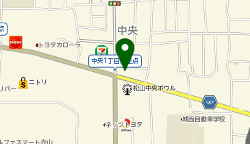 本屋さんのガシャポンのデパート TSUTAYA中央店の地図画像