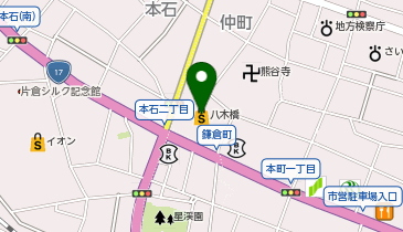 POLA(ポーラ) 熊谷八木橋店の地図画像