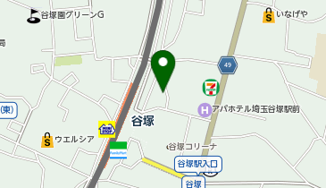 POLA(ポーラ) 谷塚駅前店の地図画像