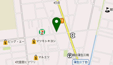 POLA(ポーラ) 南越谷店の地図画像
