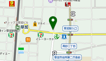 POLA THE BEAUTY(ポーラ・ザ・ビューティー) 草加駅前店の地図画像