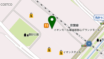 POLA THE BEAUTY(ポーラ・ザ・ビューティー) イオンモール幕張新都心店の地図画像