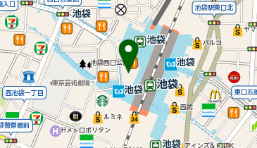 POLA(ポーラ) 東武百貨店池袋店の地図画像