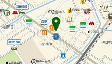 コナミ カードゲームステーション サテライトショップ横浜の地図画像