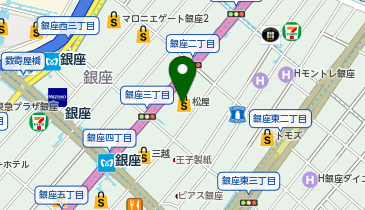 POLA(ポーラ) 松屋銀座店の地図画像