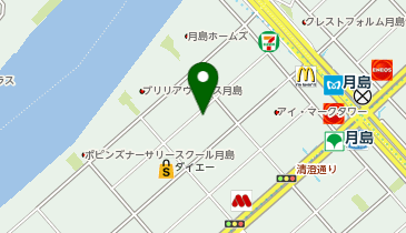 POLA(ポーラ) 月島勝どき店の地図画像