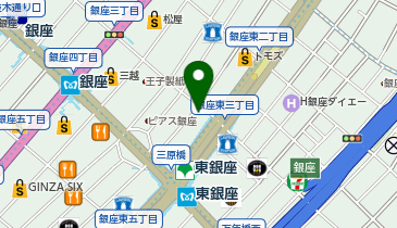 POLA(ポーラ) 東銀座店の地図画像