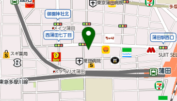 POLA THE BEAUTY(ポーラ・ザ・ビューティー) 蒲田店の地図画像