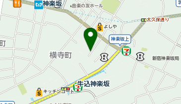 POLA(ポーラ) 神楽坂店の地図画像