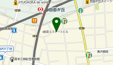 POLA(ポーラ) 自由が丘南口店の地図画像