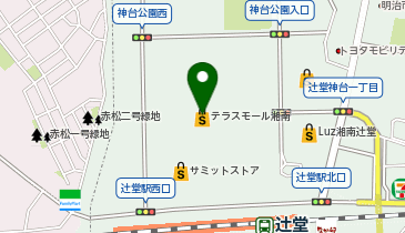 POLA(ポーラ) イセタンミラーテラスモール湘南店の地図画像