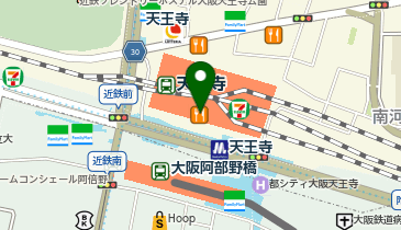 メゾンビューティーフェイス 天王寺ミオ店の地図画像