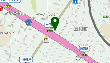 人類みなまぜそば 堺東店の地図画像