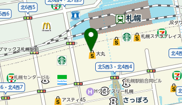 カナダグース 大丸札幌店の地図画像