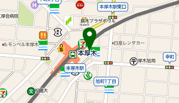 すき家 本厚木駅南口店の地図画像