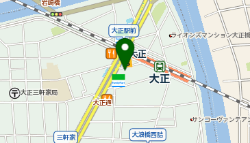 ホットヨガスタジオLAVA(ラバ) 大正店の地図画像