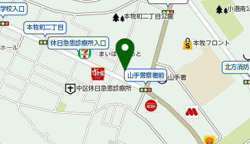 POLA(ポーラ) 本牧店の地図画像